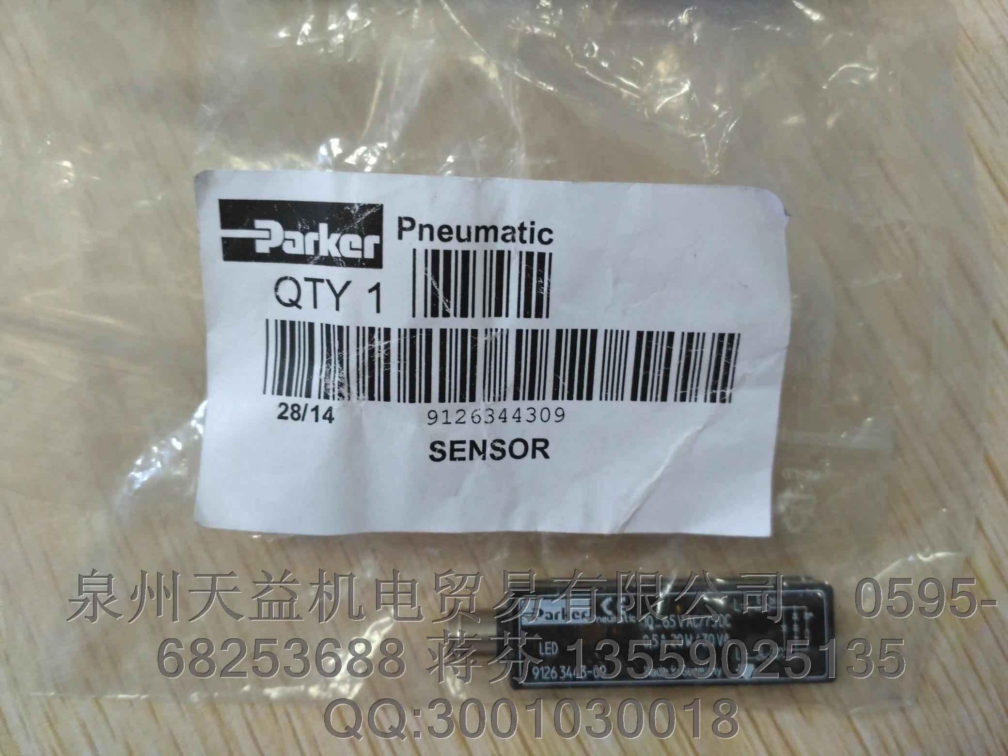 PARKER 9126344309 派克传感器 总代理 