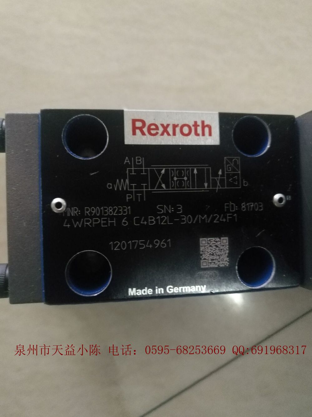 优势供应力士乐REXROTH比例阀4WRPEH6C4B12L-3X/M24/F1  R901382331